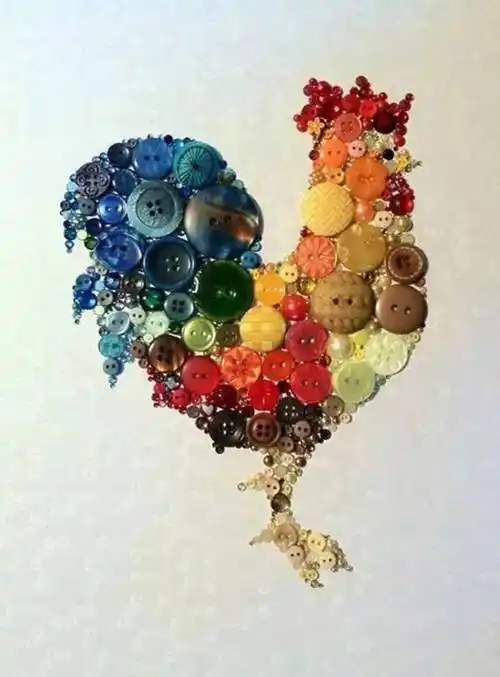 纽扣手工最适合冬天和孩子玩的手工带你见证纽扣一秒变艺术