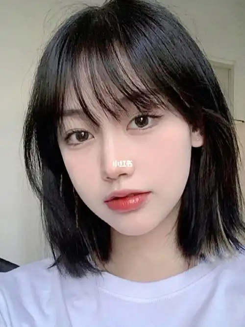 93少女感齐肩(空气锁骨发)太好看了吧!温柔气质显脸小 发型