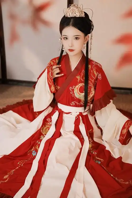 原花间集原创汉服2024新款汉服女装晋制齐腰古装古风仙气