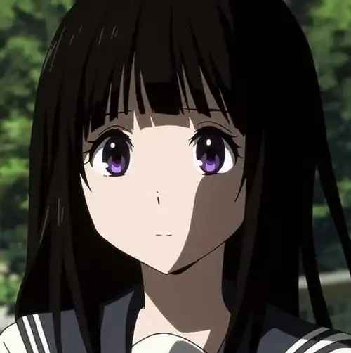 情侣头像女生头像动漫清新冰菓千反田爱瑠