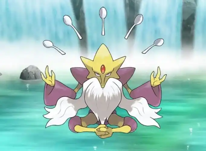 胡地是超能力属性的神奇宝贝,因为脑细胞会不断分裂,并且其数量至死都