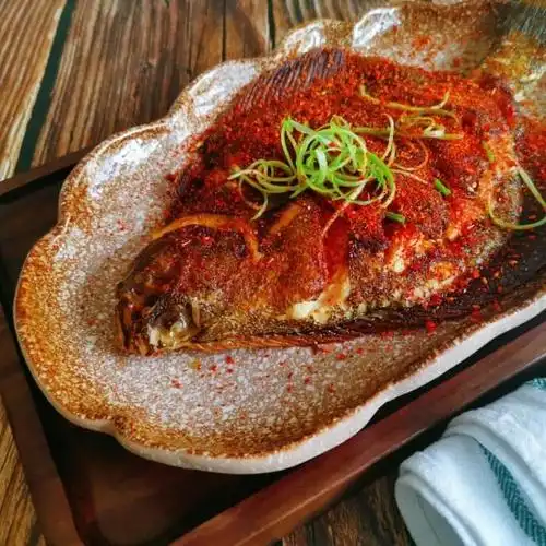 香煎偏口鱼,吃起来有种烧烤的味道