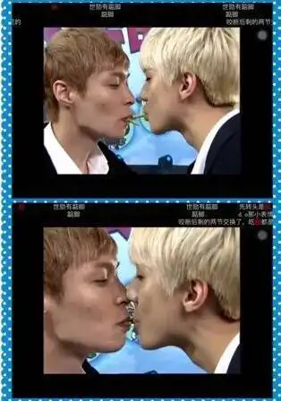 张艺兴荧幕初吻献给了他 孙红雷吃醋怒发与吴世勋接吻照