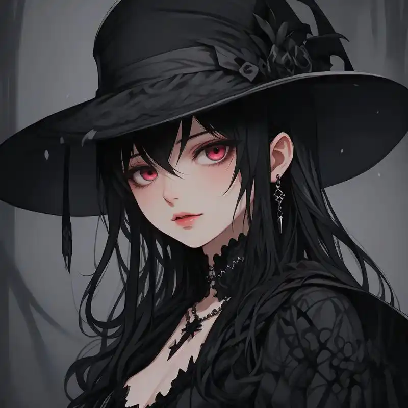 94黑暗系冷酷女生头像94 探索黑暗系动漫的魅力,冷酷女生的头像