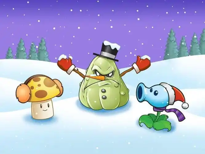 很刺激的植物大战僵尸2精美素材