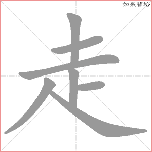 走字的笔顺动画