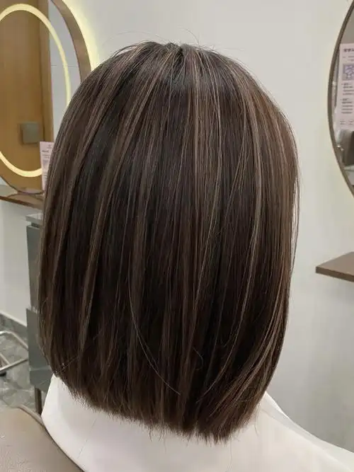 短发染个光线染真的好看