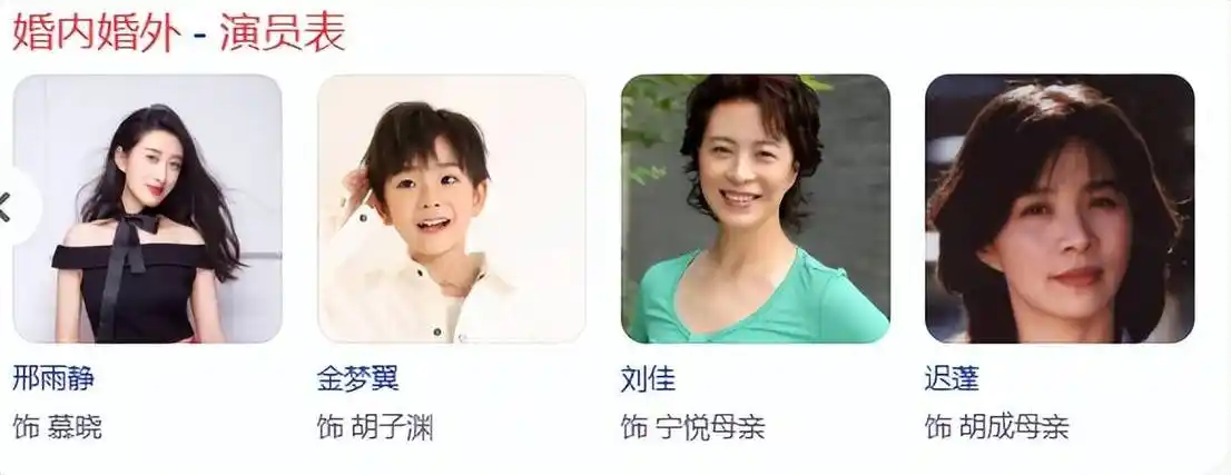 《婚内婚外》演职员表无论是演员的选择还是剧情介绍,目前看来都还是