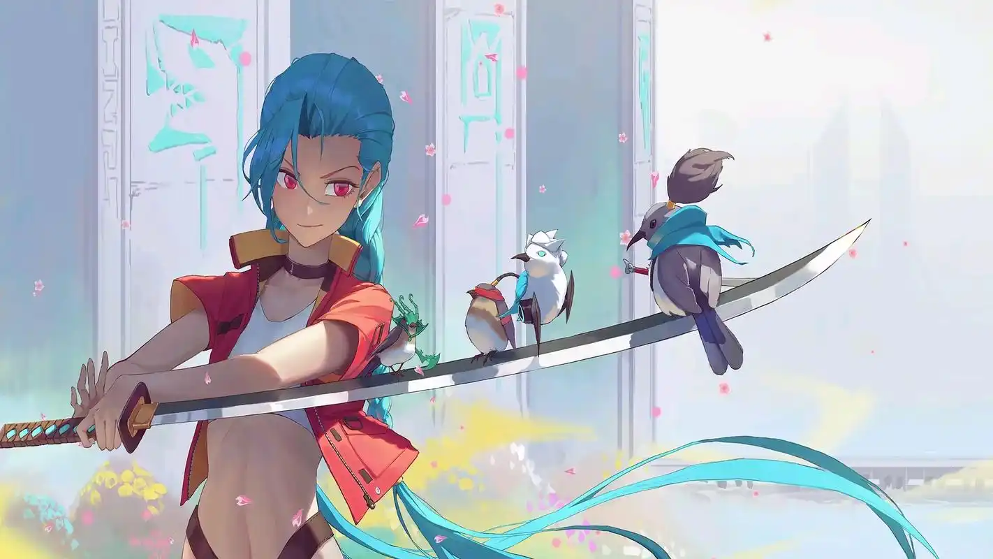 高清原画桌面壁纸#lol #壁纸 #金克丝的鱼骨头  - 抖音