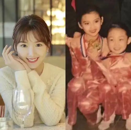 毛晓彤和小时候也太像了