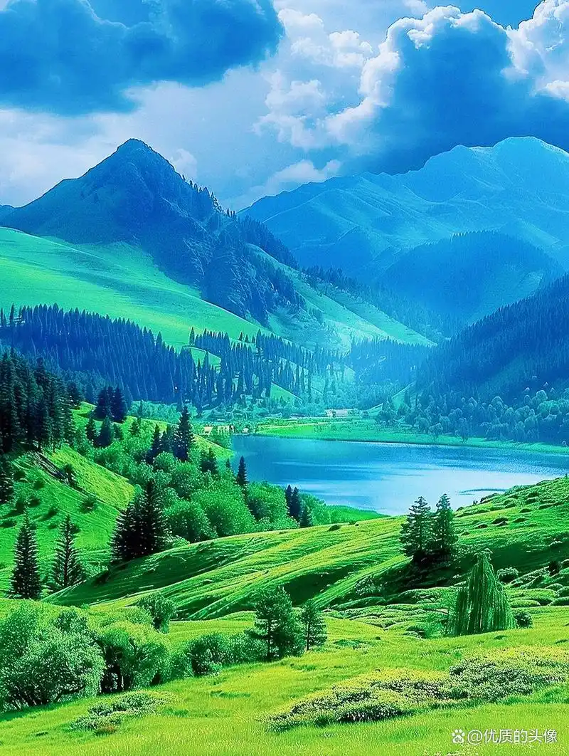 大自然山野风景头像