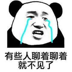 有些人聊着聊着就不见了_聊着_不见_有些表情
