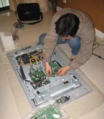 张家港液晶电视维修不开机,无图像,没声音