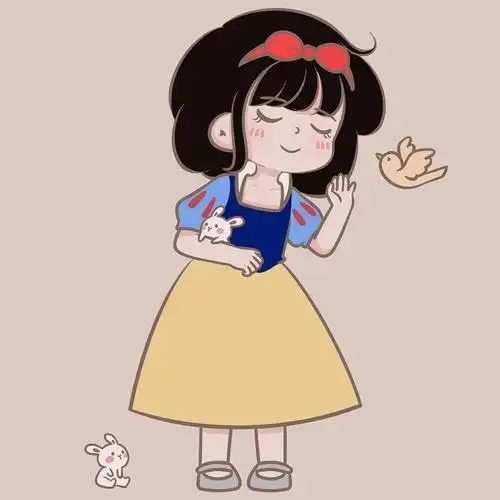 2021最流行的qq卡通白雪公主头像