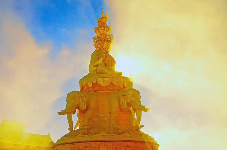 四川峨眉山金顶十方普贤菩萨