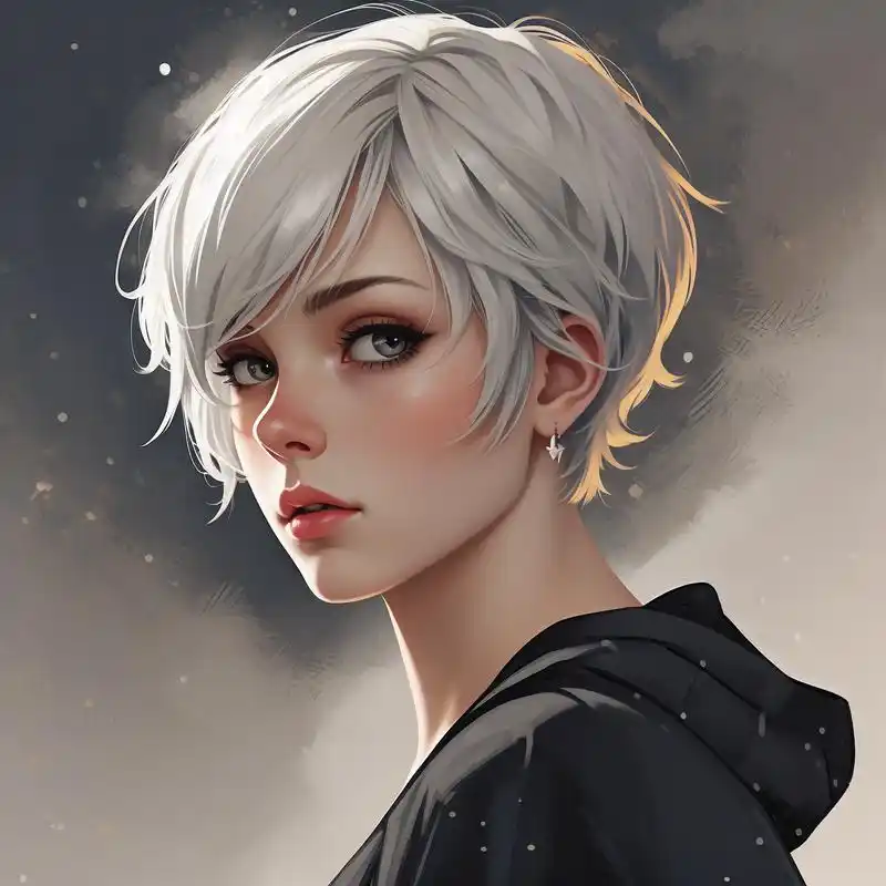 短发女生头像95高级又飒又高冷93