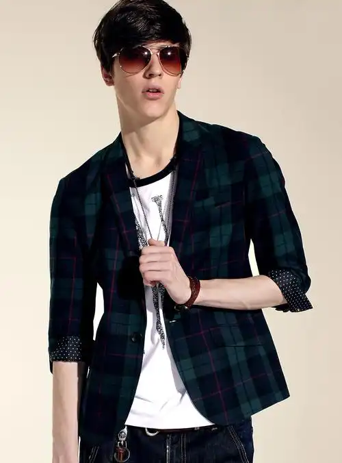 韩版男装单西服装服饰摄影定制平面设计画册设计