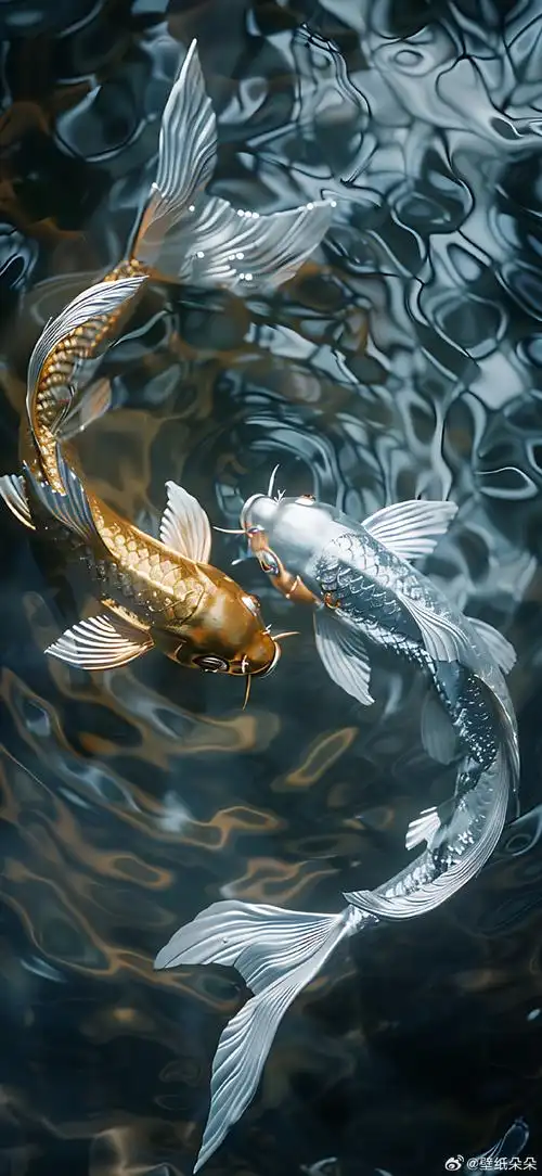 如鱼得水~ 吸金旋涡招财锦鲤壁纸