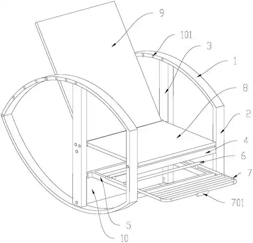 cn213097004u_一种可变形多功用摇椅