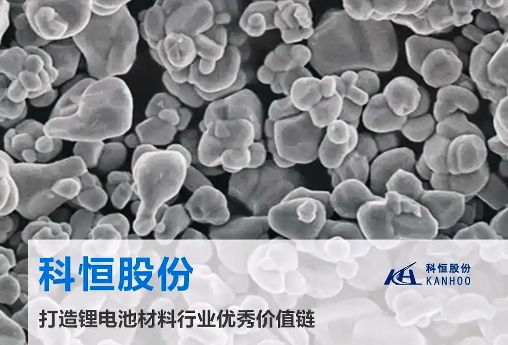 科恒股份携锂离子电池正极材料( - 抖音