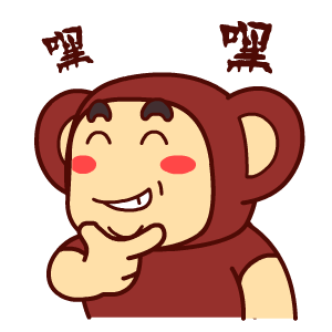 壮壮猴表情翔通动漫