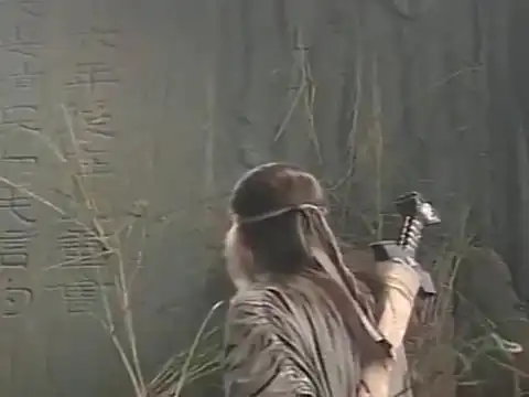 十六年期已到,小龙女却没出现,杨过心如死灰纵身跳断肠崖