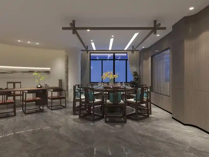 袁润泽-私人娱乐 餐饮会所一层客厅装修效果图第2张