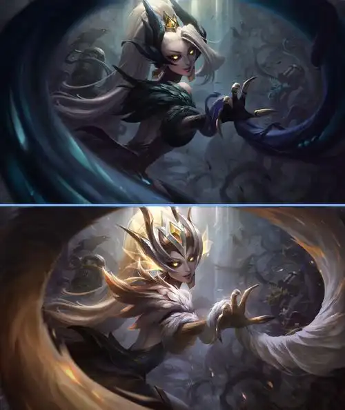 那么婕拉的这款普通版皮肤和至臻版有什么不同呢?