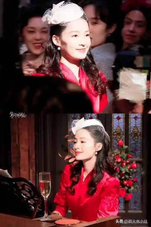 唐嫣落日游轮芭莎大片唐嫣《时尚芭莎》四月刊封面,落日游轮大片.