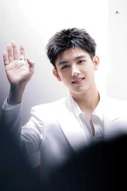 名创优品全球品牌代言人陈飞宇##张子枫陈飞宇活动同框