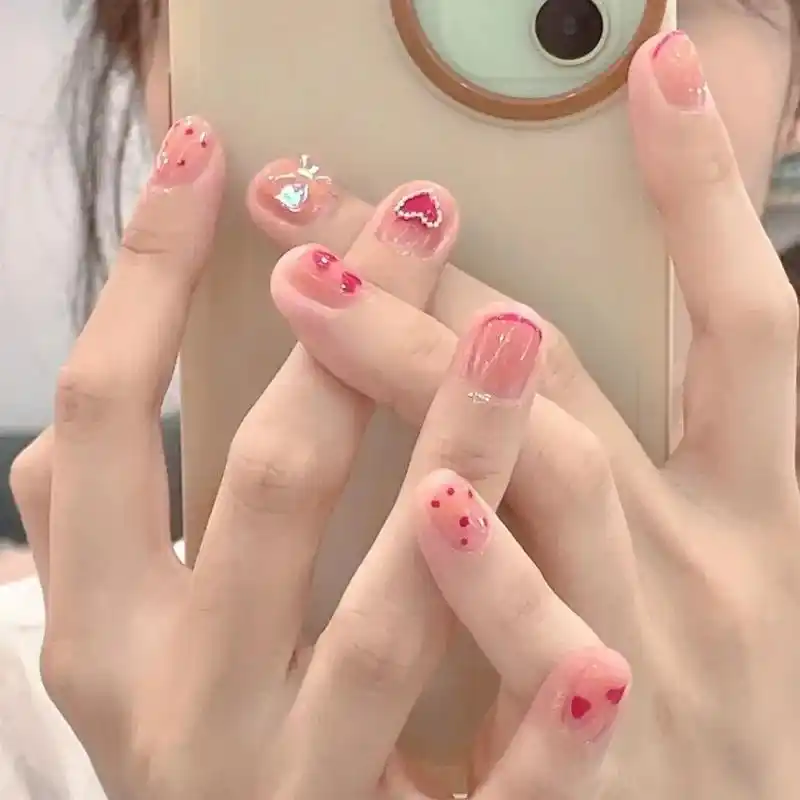 适合手黑手粗指甲短的姐妹们做的美甲款式,高级简约干净大气还显 - 抖