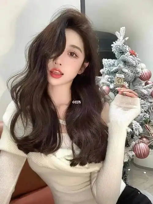 冬日白雪7615阳光明媚15咖啡色系,搭配法式大卷浪漫又性感,迷人