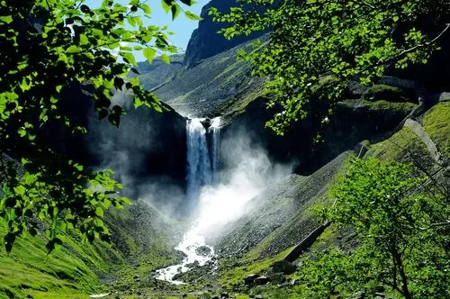 长白山览胜——瀑布