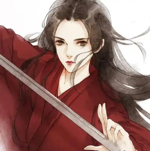 红色系古风女生头像绵绵更在三生后谁隔世读关鸠