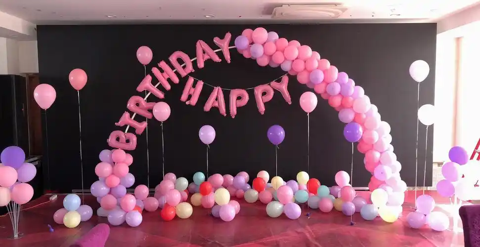 生日气球布置
