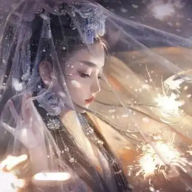 古风头像女无水印打伞