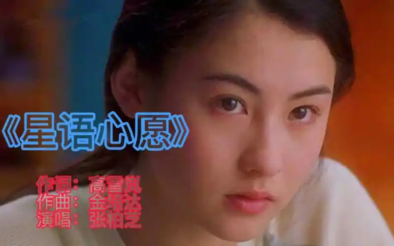 经典歌曲 张柏芝星语心愿张柏芝现场版