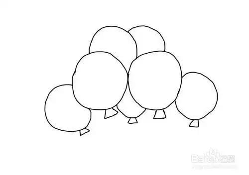 对比大小的简笔画