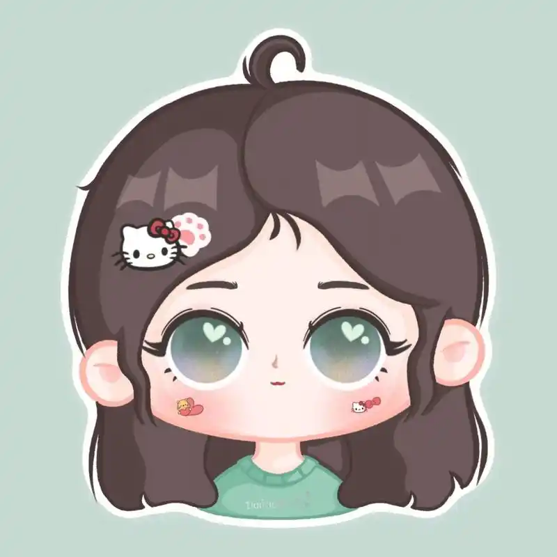 大头娃娃可爱头像 日常画画卡通大头娃娃