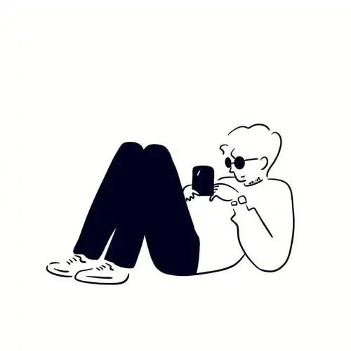 ins风极简手绘含步骤no109