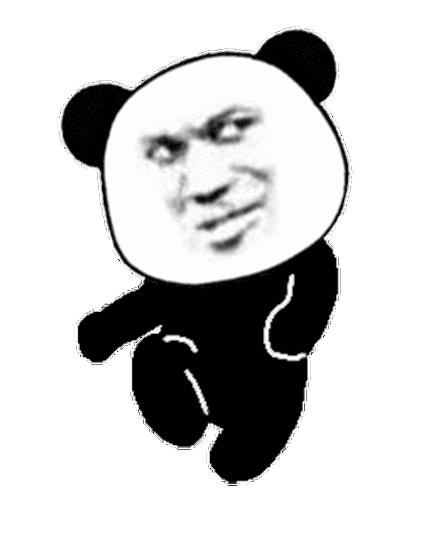 有故事的熊猫头像_飞翔号