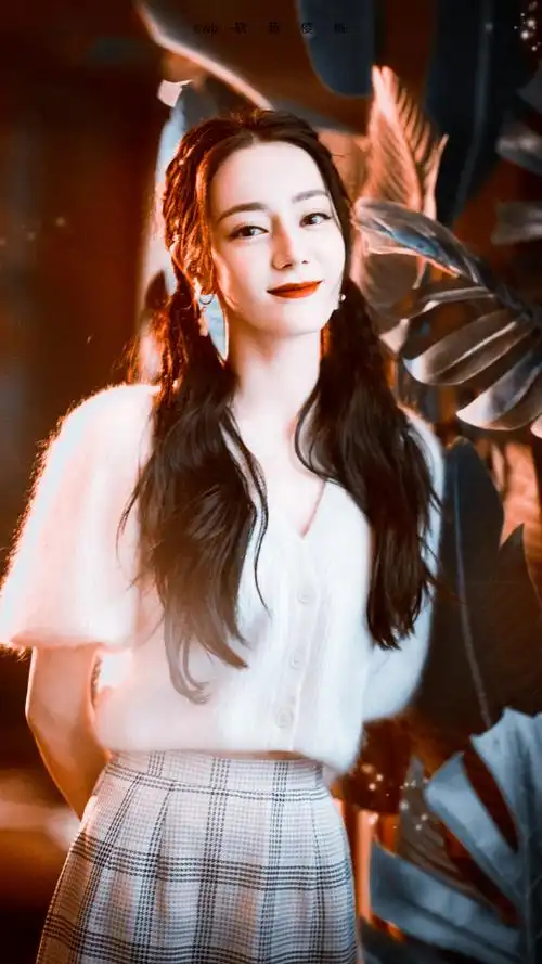 迪丽热巴侧编双马尾造型##迪丽热巴0603生日快乐