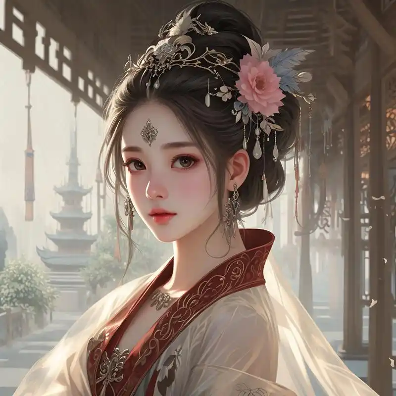 古风头像精选94 沉浸在这古风仙女的世界里,仿佛时光倒流,与千古