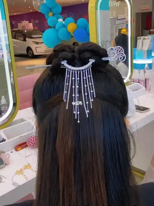 简单小仙女古装发型