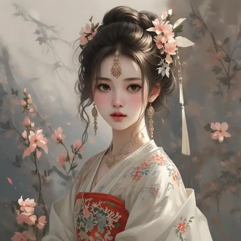 90古风紫韵,可爱女生头像94