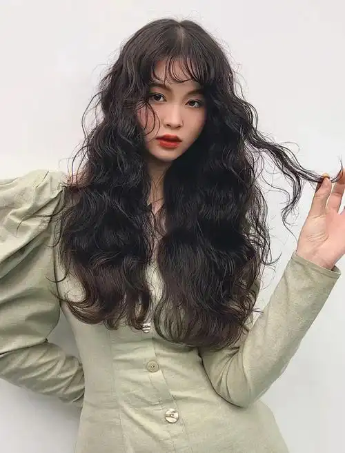 法式蓬松烫发慵懒甜美风蛋卷头