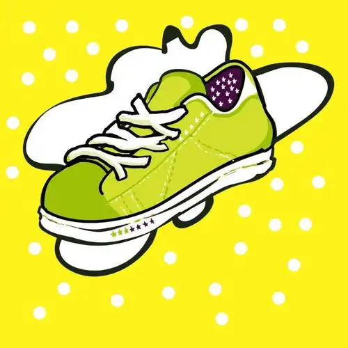 我的滑板鞋头像黄色滑板鞋