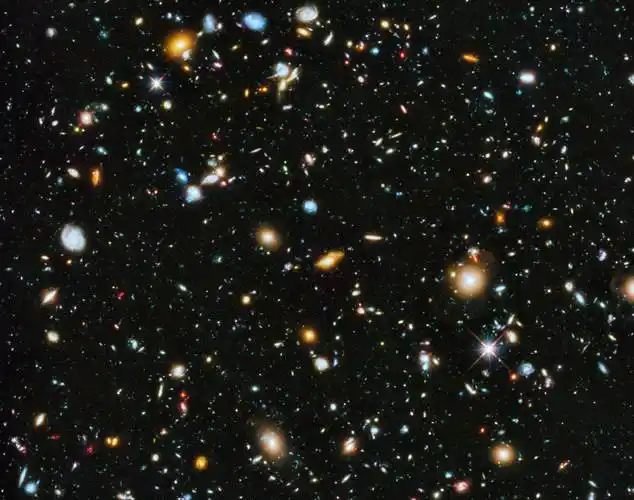 哈勃真实拍摄:宇宙深空场!无法想象,这就是浩瀚宇宙_星系_图片_地球