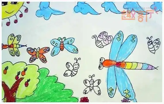 儿童画大全简单1一6年级画画图片大全