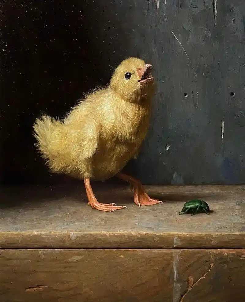 传统写实主义美国画家格兰特·佩里的静物 #美术生 #绘画96 - 抖音